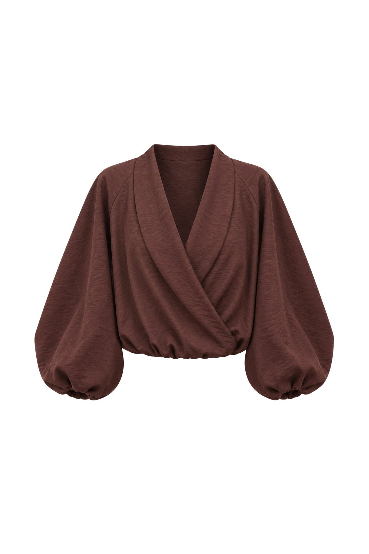 Çıtçıtlı Kruvaze Kahverengi Bomber Ceket