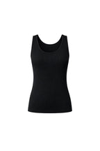 Oval Yaka Basic Siyah Triko Top