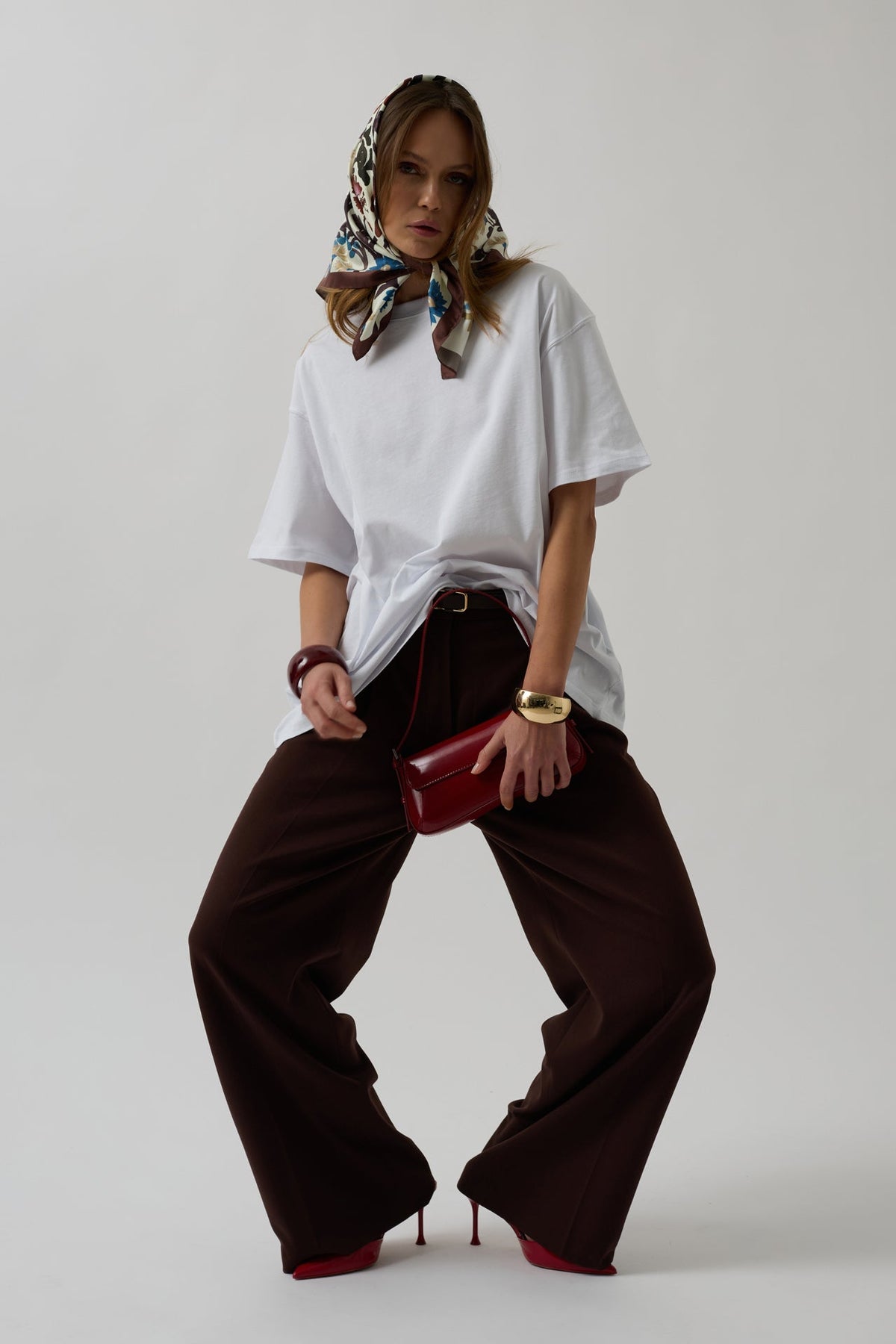 Basic Oversize Beyaz T-Shirt