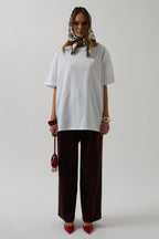 Basic Oversize Beyaz T-Shirt