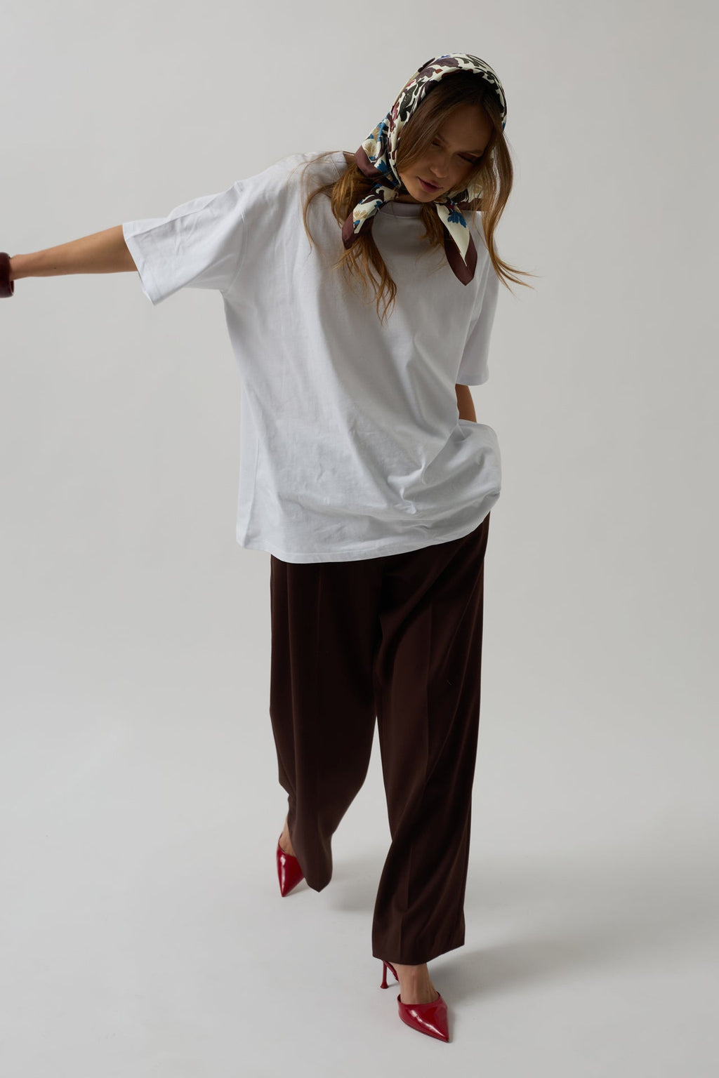Basic Oversize Beyaz T-Shirt