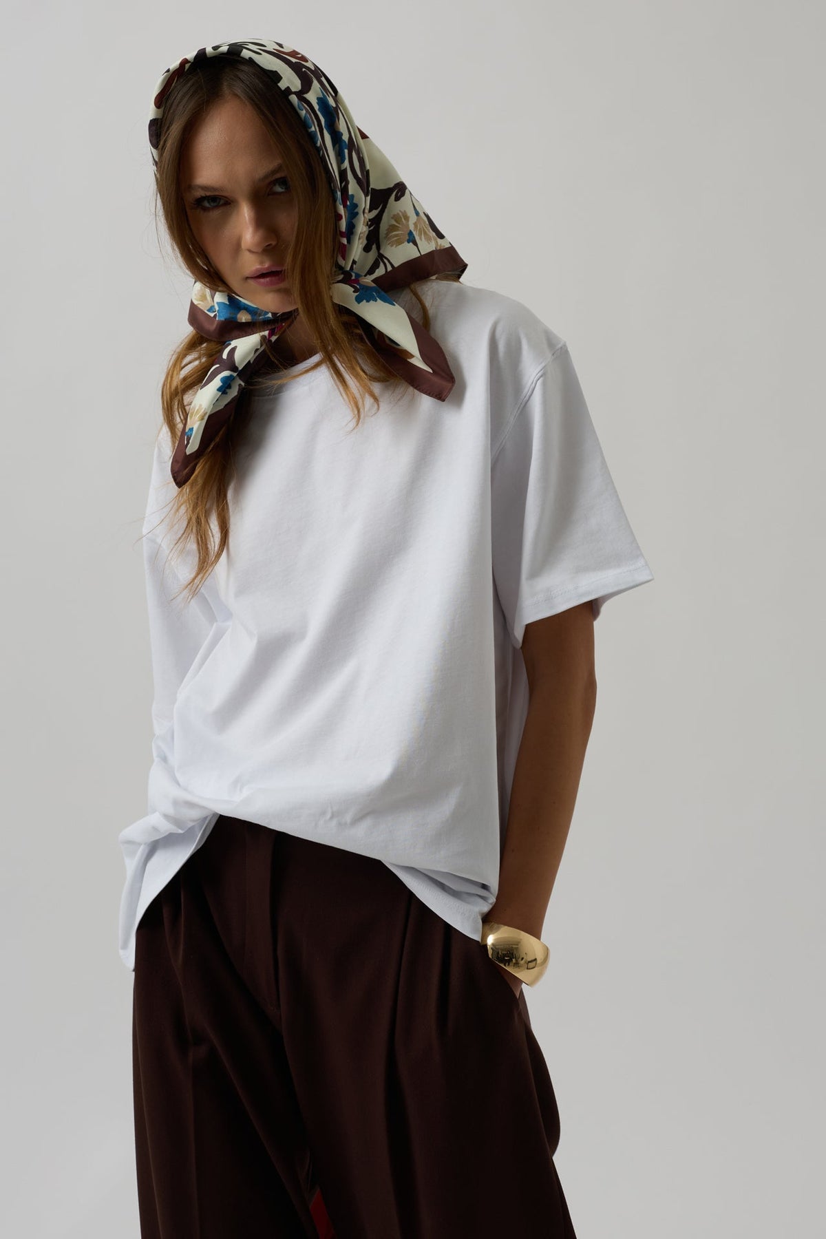 Basic Oversize Beyaz T-Shirt