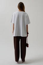 Basic Oversize Beyaz T-Shirt