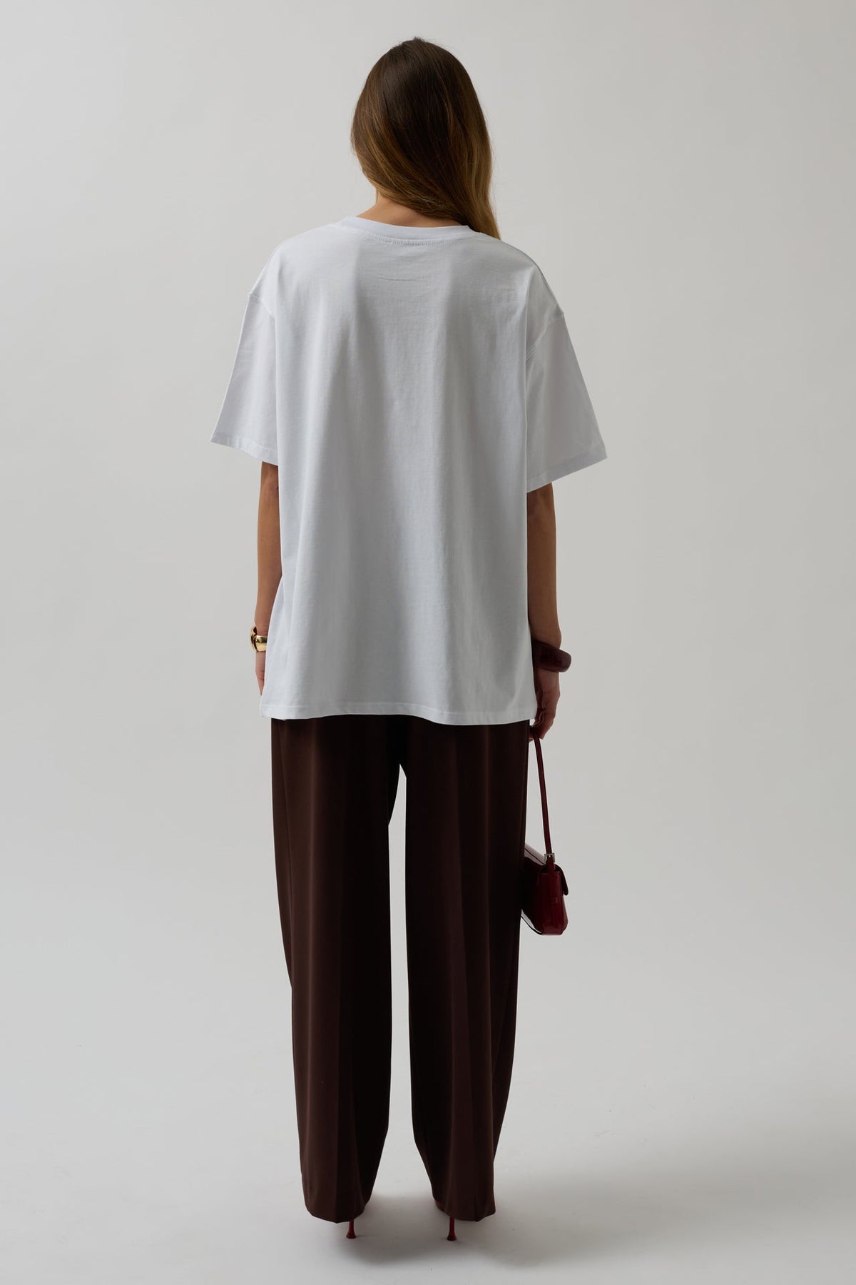 Basic Oversize Beyaz T-Shirt