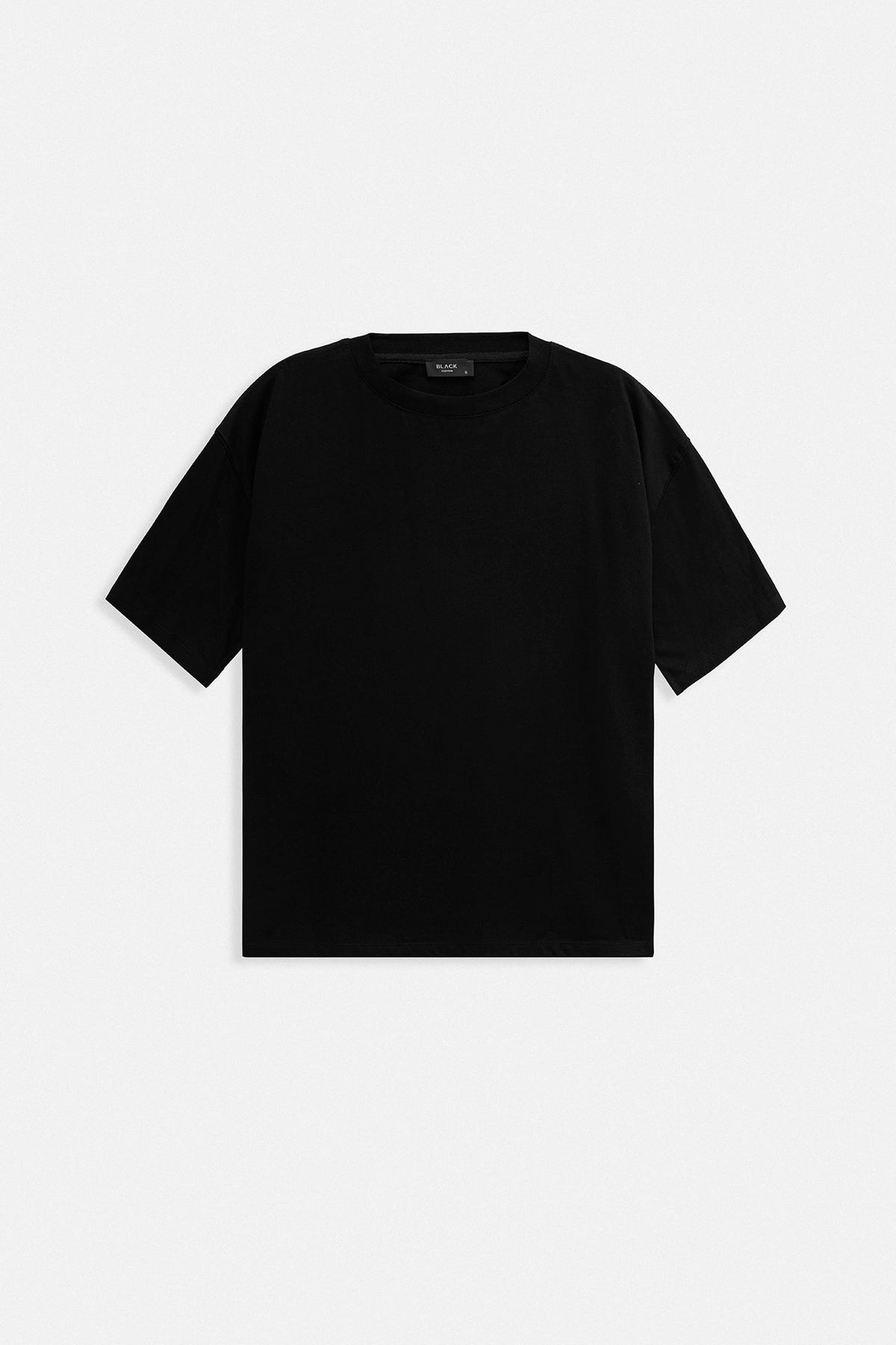 Basic Oversize Siyah T-Shirt