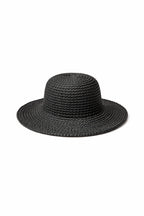 Siyah Bucket Hasır Şapka