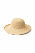 Bej Bucket Hasır Şapka