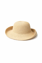 Bej Bucket Hasır Şapka