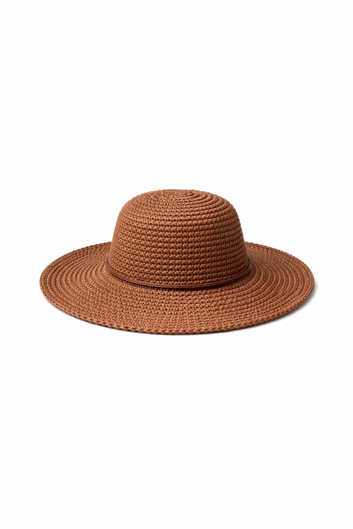 Kahverengi Bucket Hasır Şapka