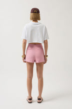 Oversize Crop Beyaz T-Shirt